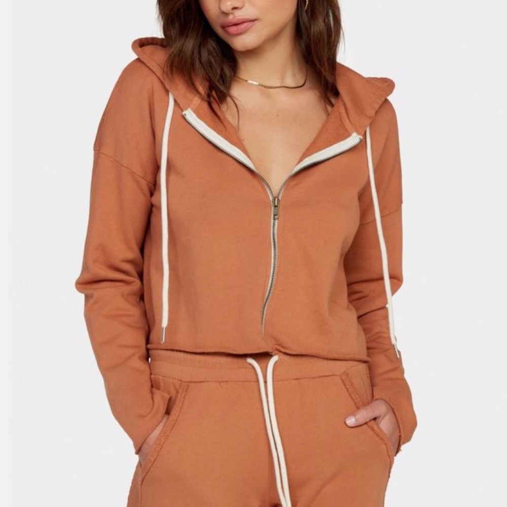 Mate the Label Lewis cropped hoodie